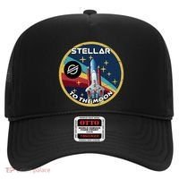 Xlm To The Moon Crypto Space Grunge Cryptocurrency Great Gift Hat thumb 0