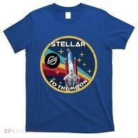 Xlm To The Moon Crypto Space Grunge Cryptocurrency Great Gift T-Shirt thumb 0