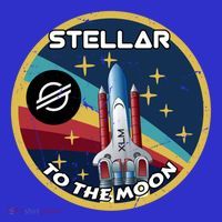 Xlm To The Moon Crypto Space Grunge Cryptocurrency Great Gift T-Shirt thumb 7