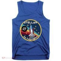 Xlm To The Moon Crypto Space Grunge Cryptocurrency Great Gift Tank Top thumb 0