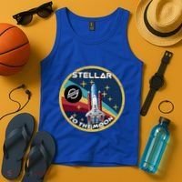 Xlm To The Moon Crypto Space Grunge Cryptocurrency Great Gift Tank Top thumb 4