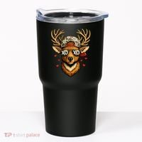 XOXO Valentine Buck Camo Deer Hunting Tumbler thumb 0
