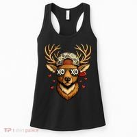XOXO Valentine Buck Camo Deer Hunting Women's Tank Top thumb 0