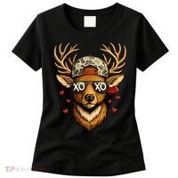XOXO Valentine Buck Camo Deer Hunting Women's T-Shirt thumb 0