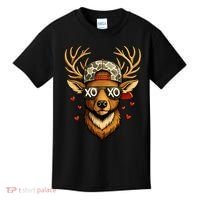 XOXO Valentine Buck Camo Deer Hunting Kids T-Shirt thumb 0