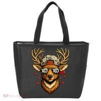 XOXO Valentine Buck Camo Deer Hunting Tote Bag thumb 0