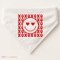 Xoxo Valentines Cute USA-Made Doggie Bandana thumb 0