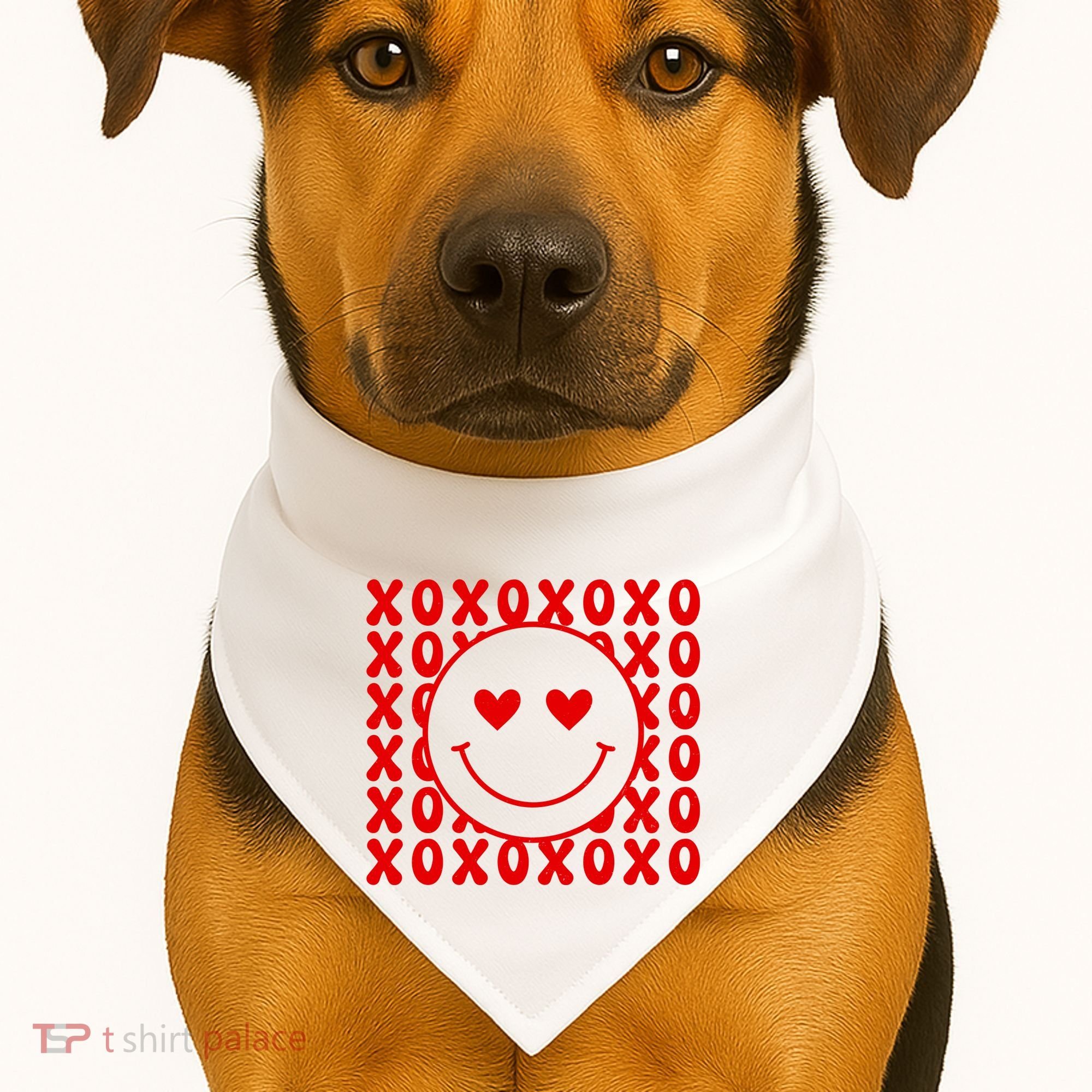 Xoxo Valentines Cute USA-Made Doggie Bandana
