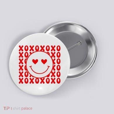 Xoxo Valentines Cute Button