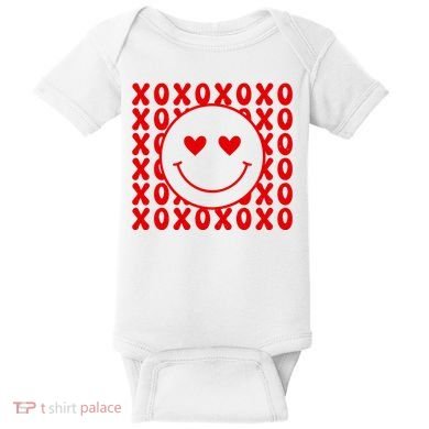 Xoxo Valentines Cute Baby Bodysuit