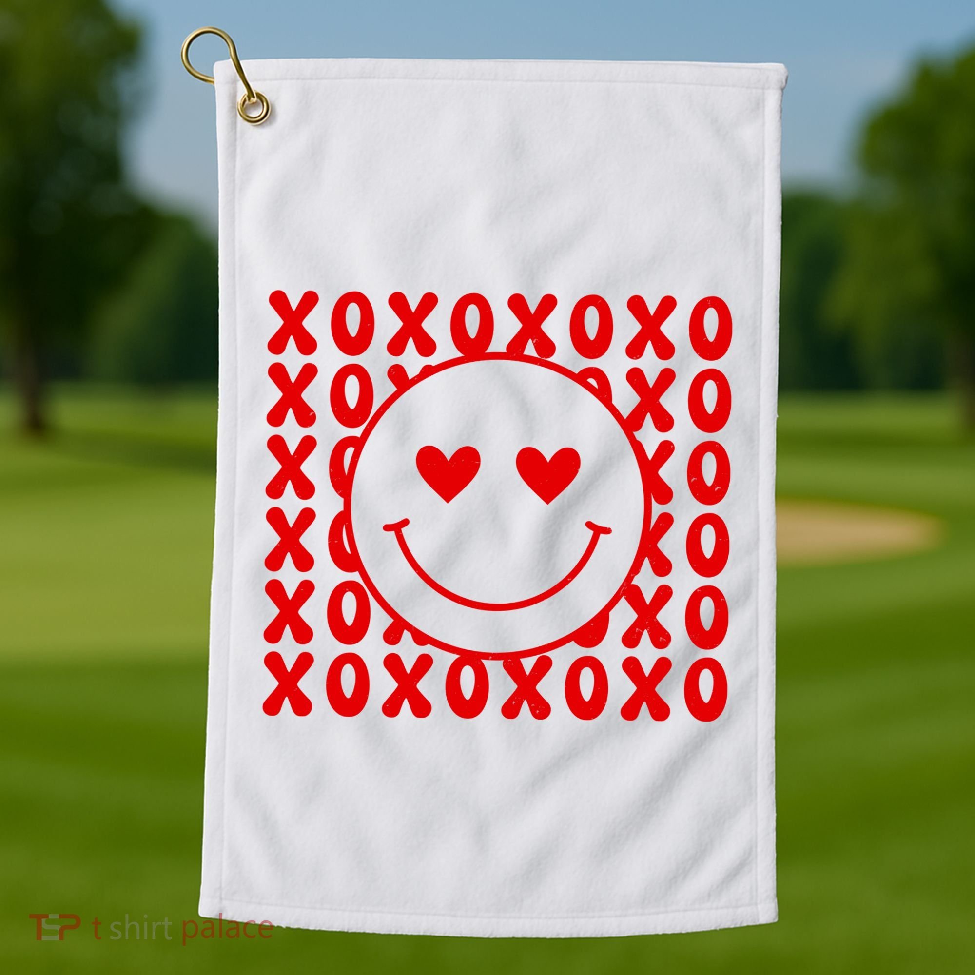 Xoxo Valentines Cute Golf Towel