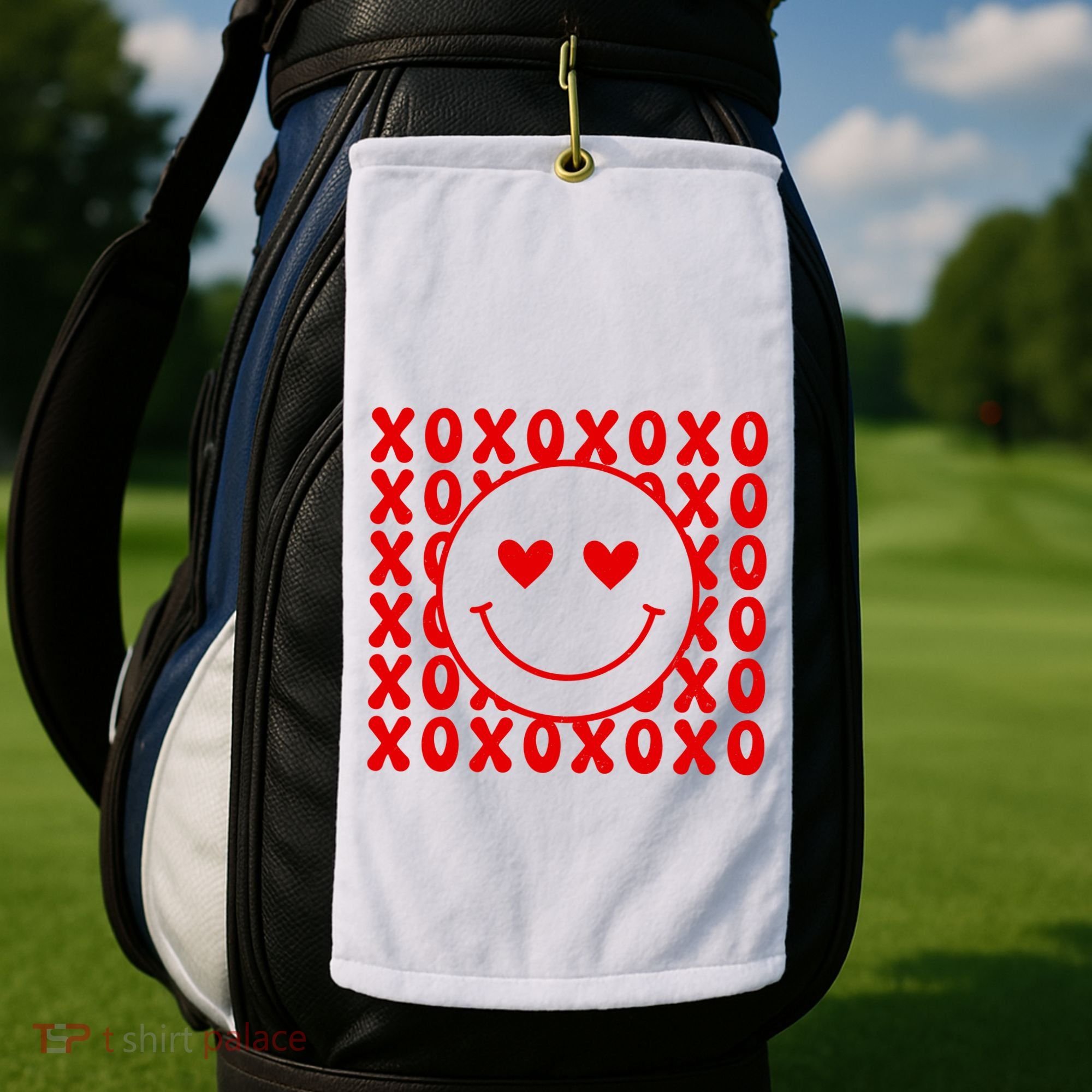 Xoxo Valentines Cute Golf Towel