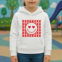 Xoxo Valentines Cute Kids Hoodie thumb 3