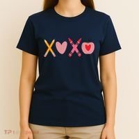 Xoxo Valentines Day School Holiday T-Shirt thumb 4