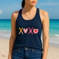 Xoxo Valentines Day School Holiday Women's Tank Top thumb 2