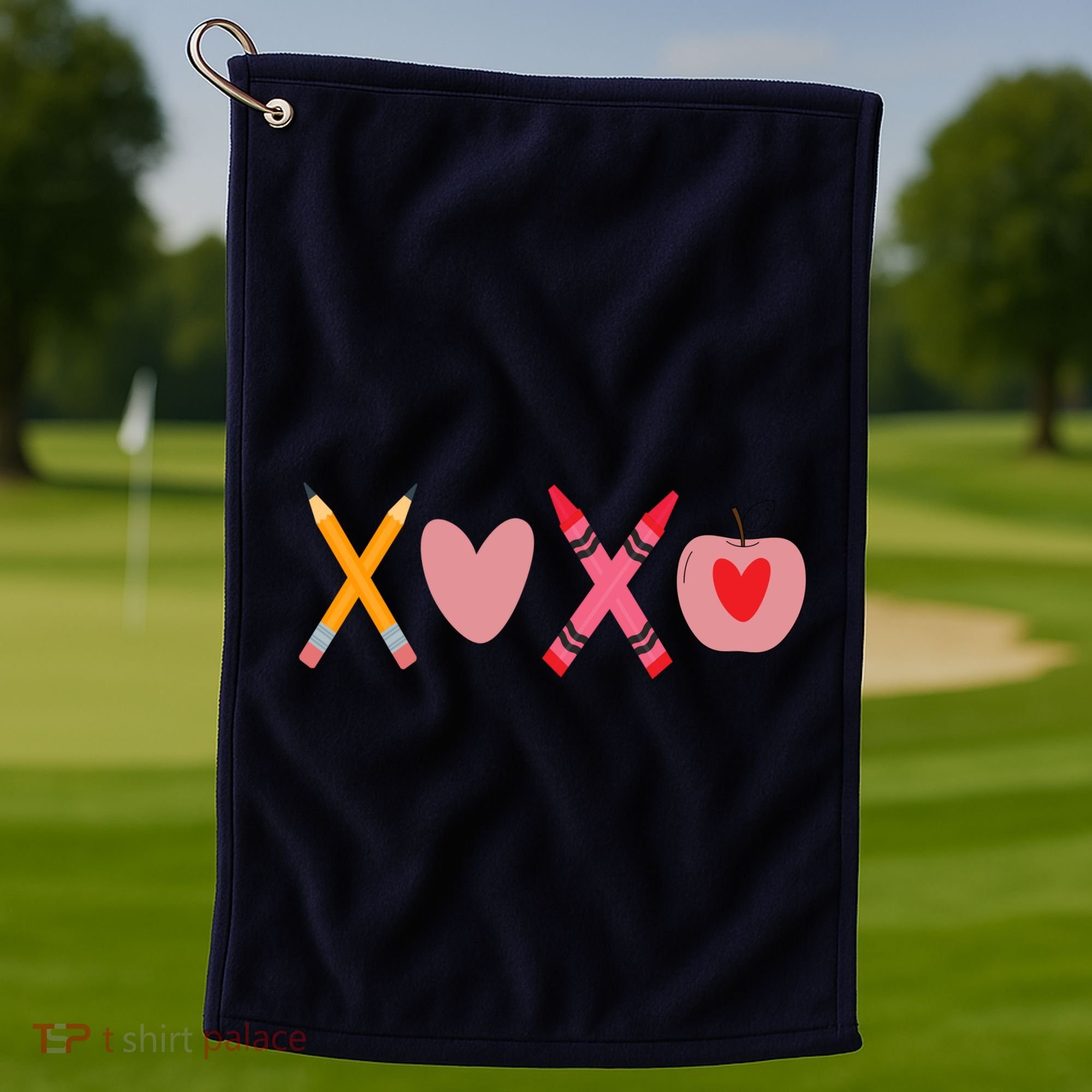 Xoxo Valentines Day School Holiday Golf Towel