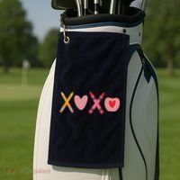 Xoxo Valentines Day School Holiday Golf Towel thumb 2