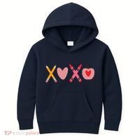 Xoxo Valentines Day School Holiday Kids Hoodie thumb 0