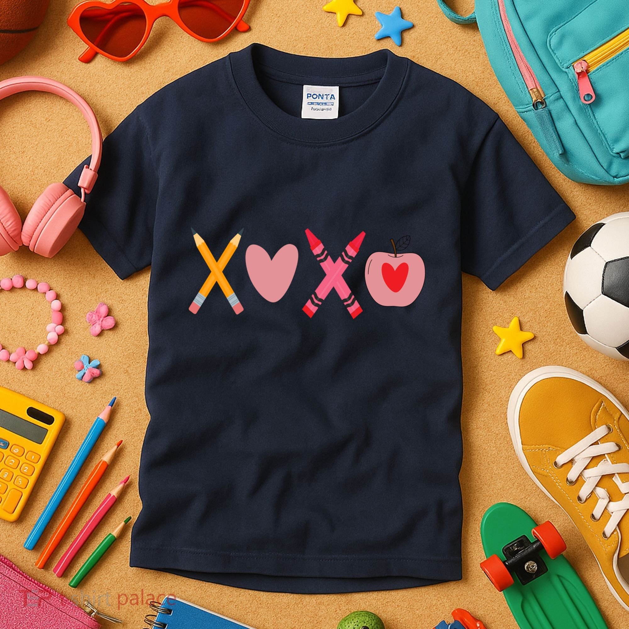 Xoxo Valentines Day School Holiday Kids T-Shirt