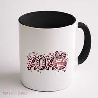 Xoxo Valentines Day Retro Coffee Mug thumb 1
