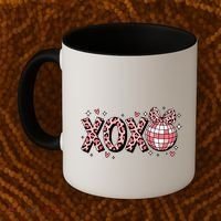 Xoxo Valentines Day Retro Coffee Mug thumb 2