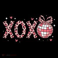 Xoxo Valentines Day Retro Women's Hoodie thumb 2