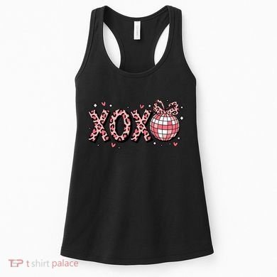 Xoxo Valentines Day Retro Women's Tank Top