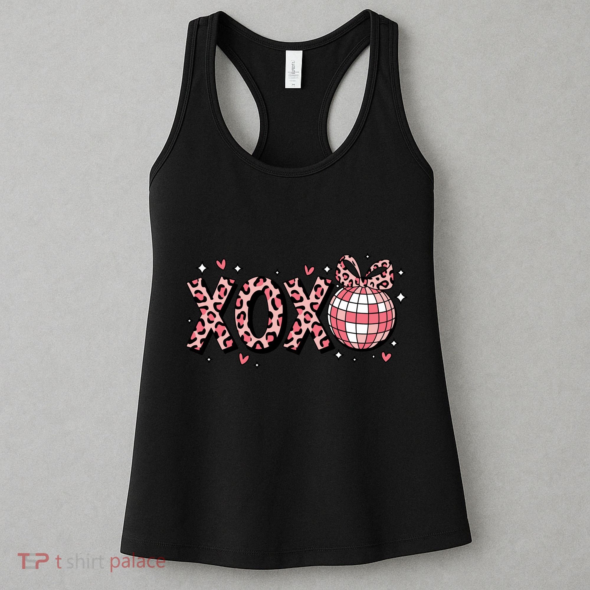 Xoxo Valentines Day Retro Women's Tank Top