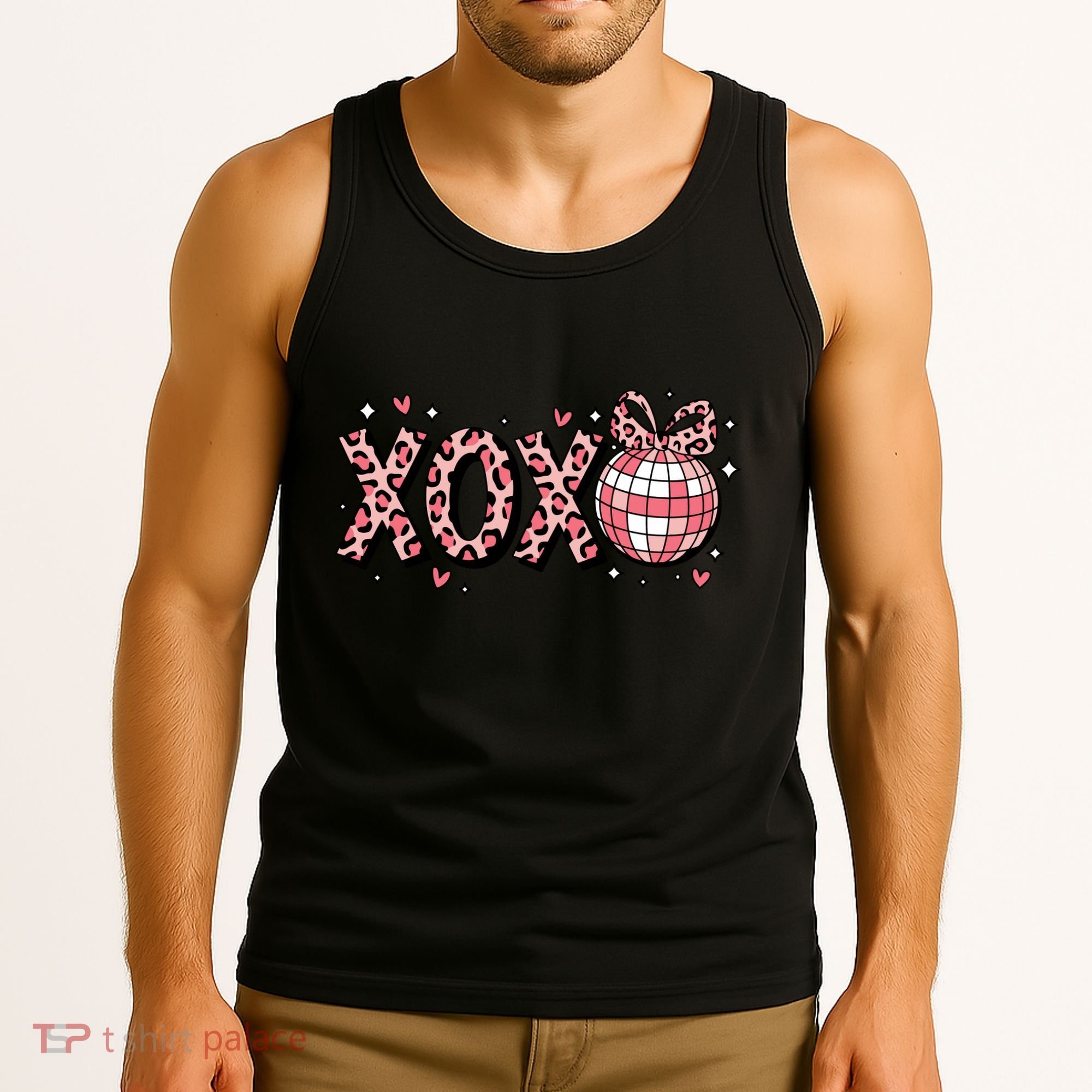 Xoxo Valentines Day Retro Tank Top
