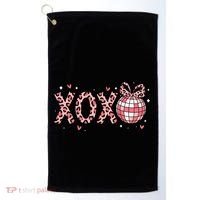 Xoxo Valentines Day Retro Golf Towel thumb 0