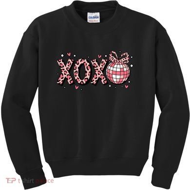 Xoxo Valentines Day Retro Kids Sweatshirt
