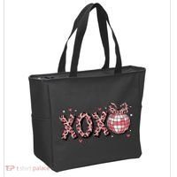 Xoxo Valentines Day Retro Tote Bag thumb 2
