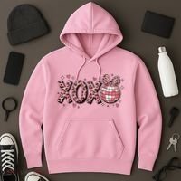 Xoxo Valentines Day Retro Hoodie thumb 3