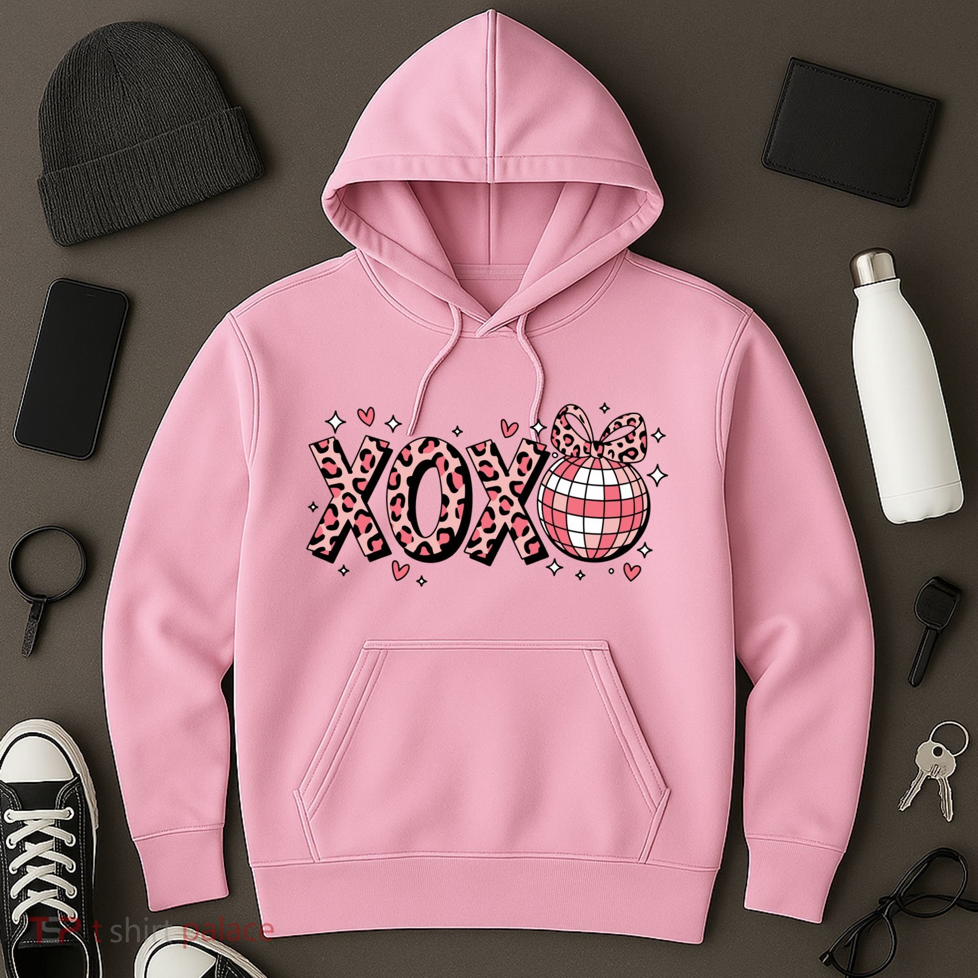 Xoxo Valentines Day Retro Hoodie