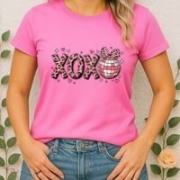 Xoxo Valentines Day Retro Women's T-Shirt thumb 2