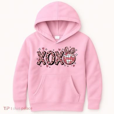 Xoxo Valentines Day Retro Kids Hoodie