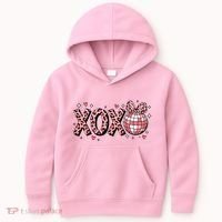 Xoxo Valentines Day Retro Kids Hoodie thumb 0
