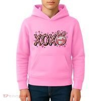 Xoxo Valentines Day Retro Kids Hoodie thumb 4
