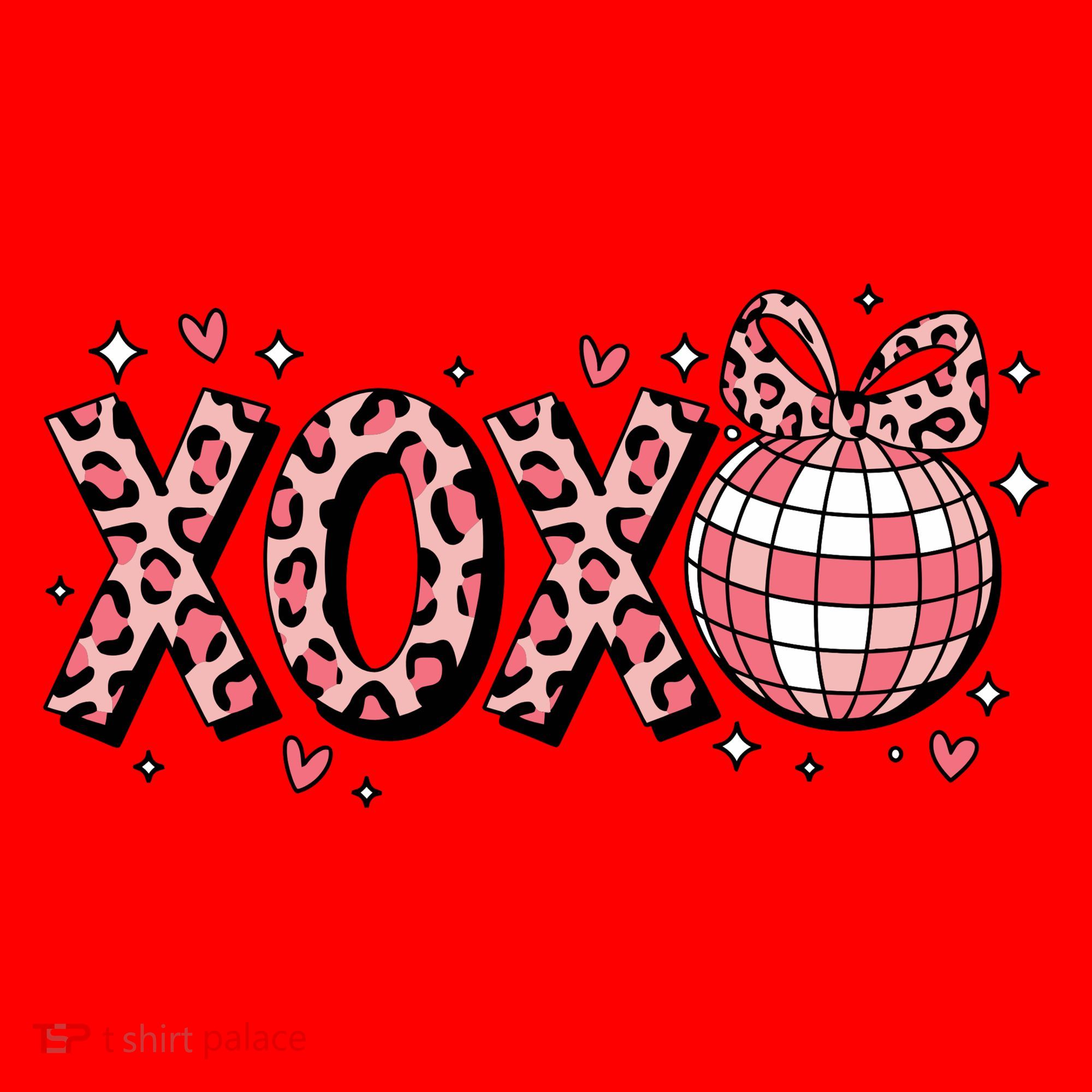 Xoxo Valentines Day Retro Santa Hat