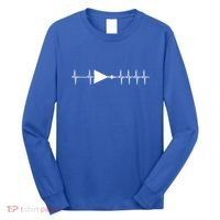 Xb70 Valkyrie Ecg Heartbeat Airplane Cool Gift Long Sleeve Shirt thumb 0