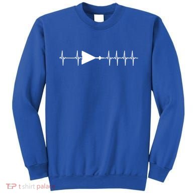Xb70 Valkyrie Ecg Heartbeat Airplane Cool Gift Sweatshirt