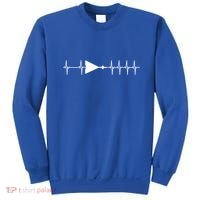 Xb70 Valkyrie Ecg Heartbeat Airplane Cool Gift Sweatshirt thumb 0
