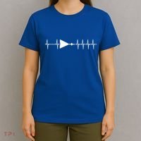 Xb70 Valkyrie Ecg Heartbeat Airplane Cool Gift T-Shirt thumb 4