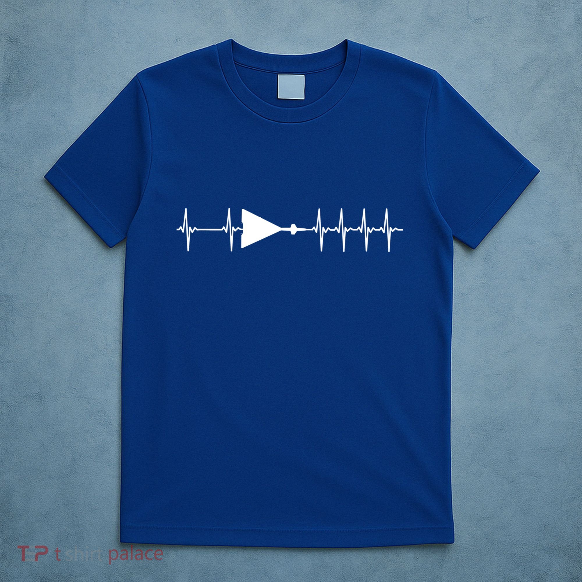 Xb70 Valkyrie Ecg Heartbeat Airplane Cool Gift T-Shirt