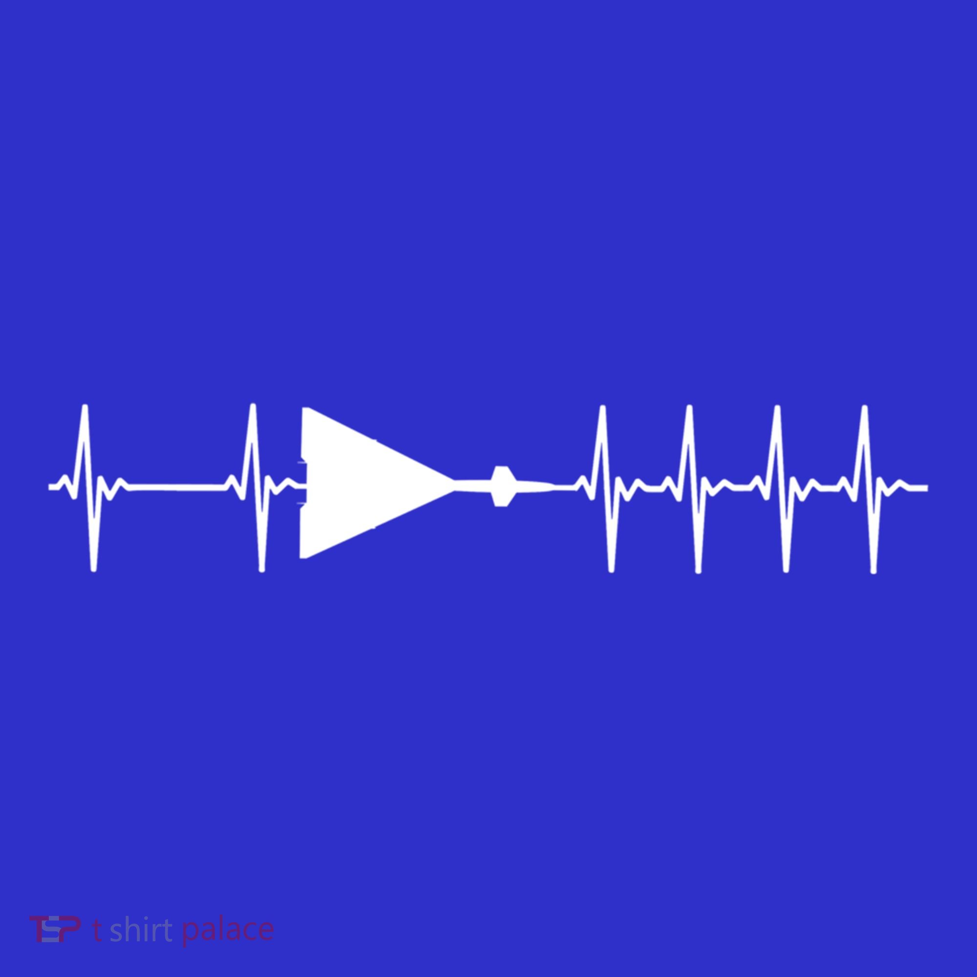 Xb70 Valkyrie Ecg Heartbeat Airplane Cool Gift Polo
