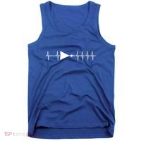 Xb70 Valkyrie Ecg Heartbeat Airplane Cool Gift Tank Top thumb 0