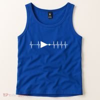 Xb70 Valkyrie Ecg Heartbeat Airplane Cool Gift Tank Top thumb 2