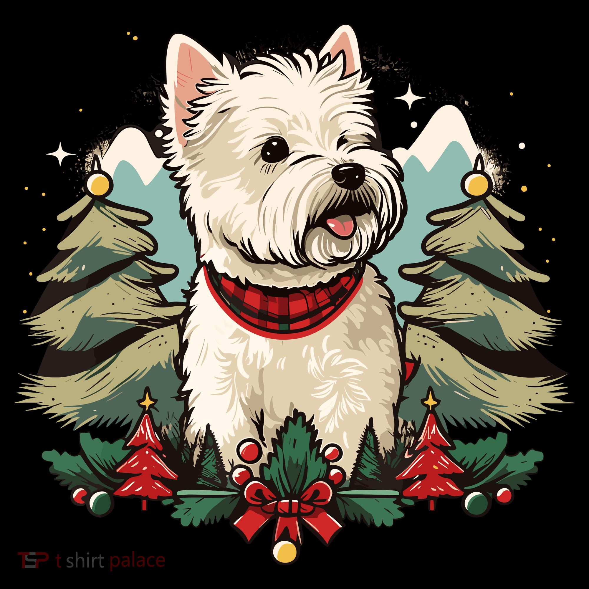 Xmas West Highland White Terrier Santa On Christmas Westie Coffee Mug