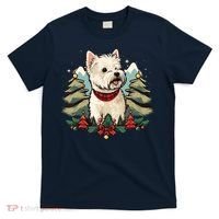 Xmas West Highland White Terrier Santa On Christmas Westie T-Shirt thumb 0