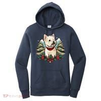 Xmas West Highland White Terrier Santa On Christmas Westie Women's Hoodie thumb 0